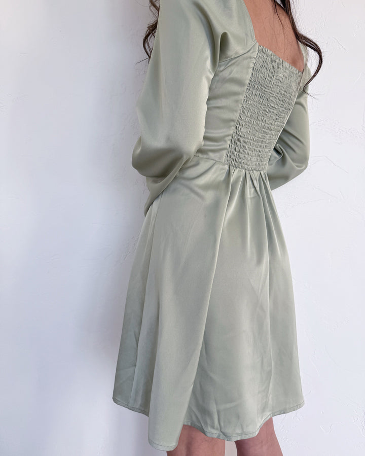 The Esther Chic Satin Dress