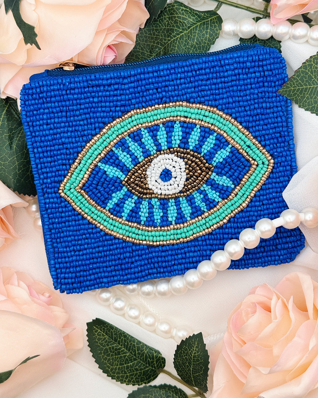 Evil Eye Coin Purse - Unique Blue