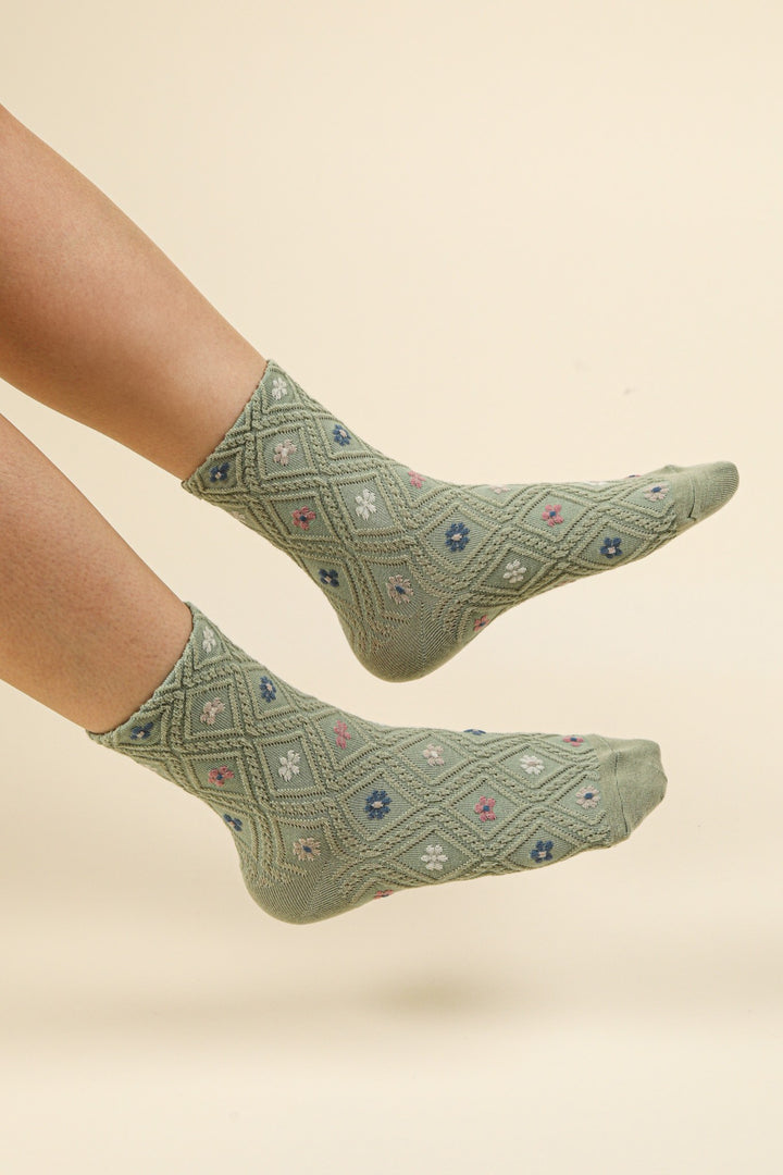 Blossom Knit Socks