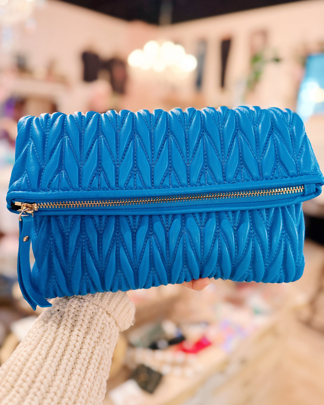 The Evangeline Clutch - Ocean