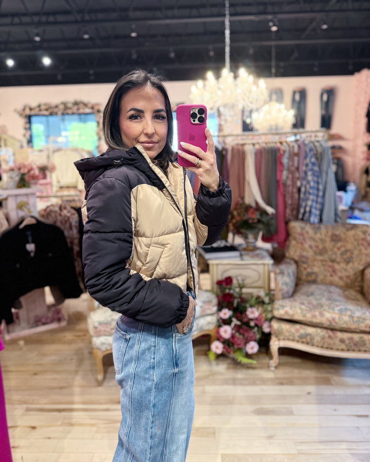 The Two Toned Puffer Jacket
