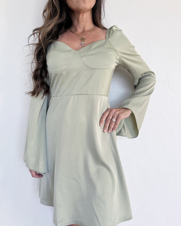 The Esther Chic Satin Dress