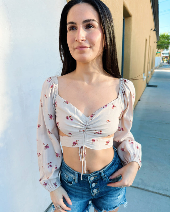 It's A Little Country Crop Blouse