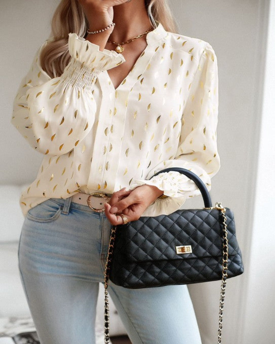 Gold Detail Amie Top