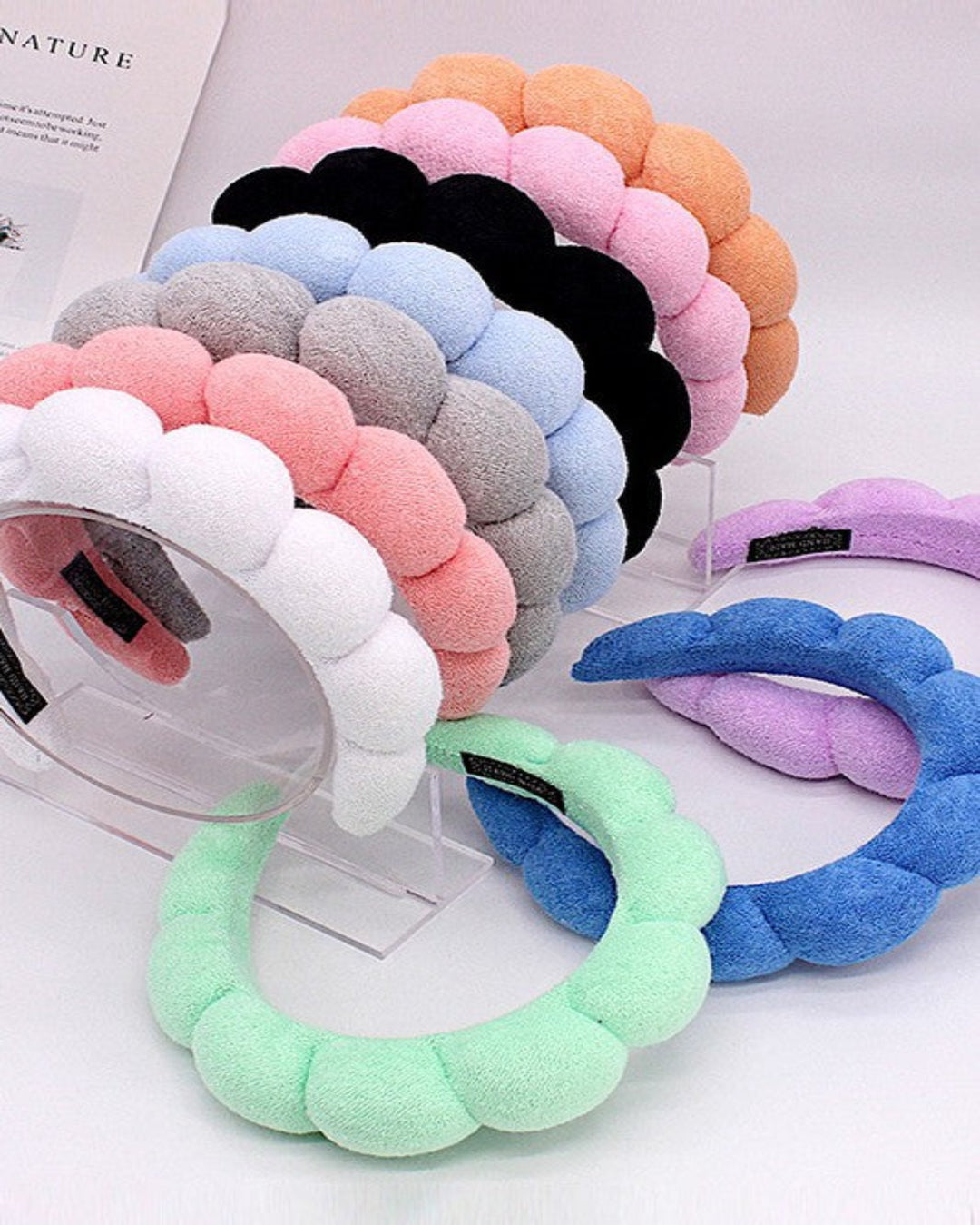 Towel Cloth Twist Hairband Sponge Headband