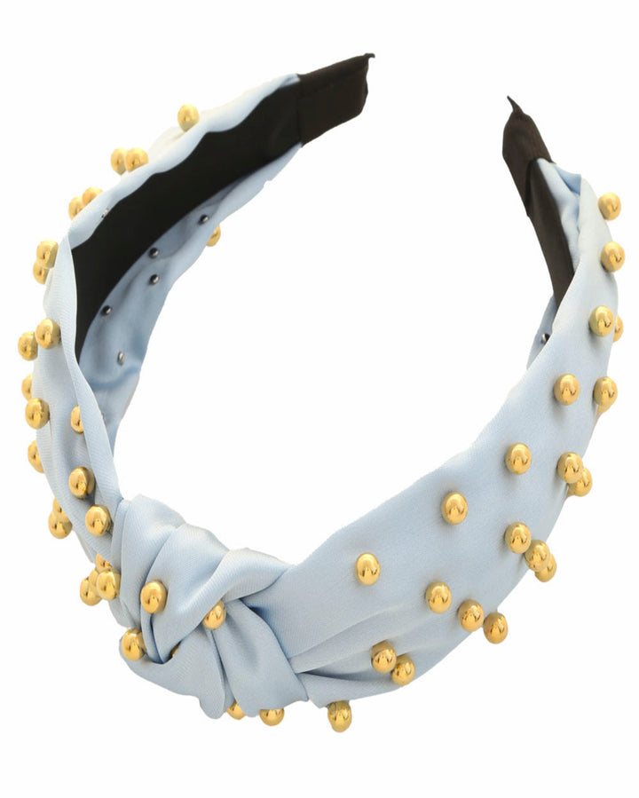 Gilded Knot Studded Headband