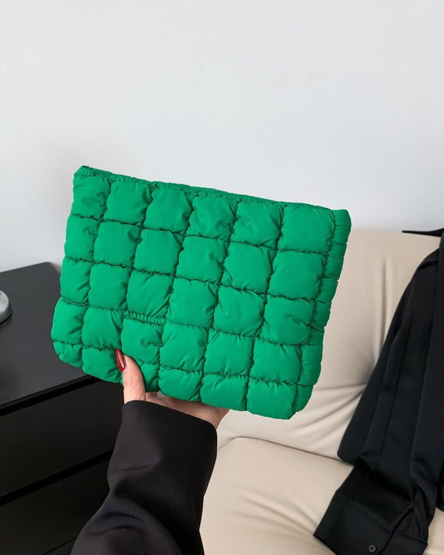 Puffy Cosmetic Bag - Kelly Green