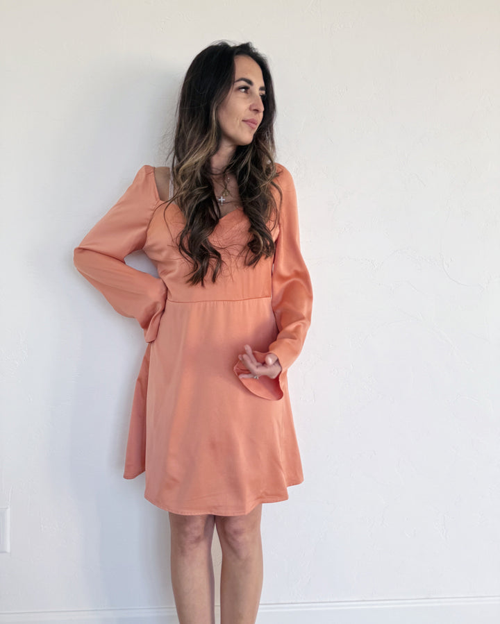 The Esther Chic Satin Dress