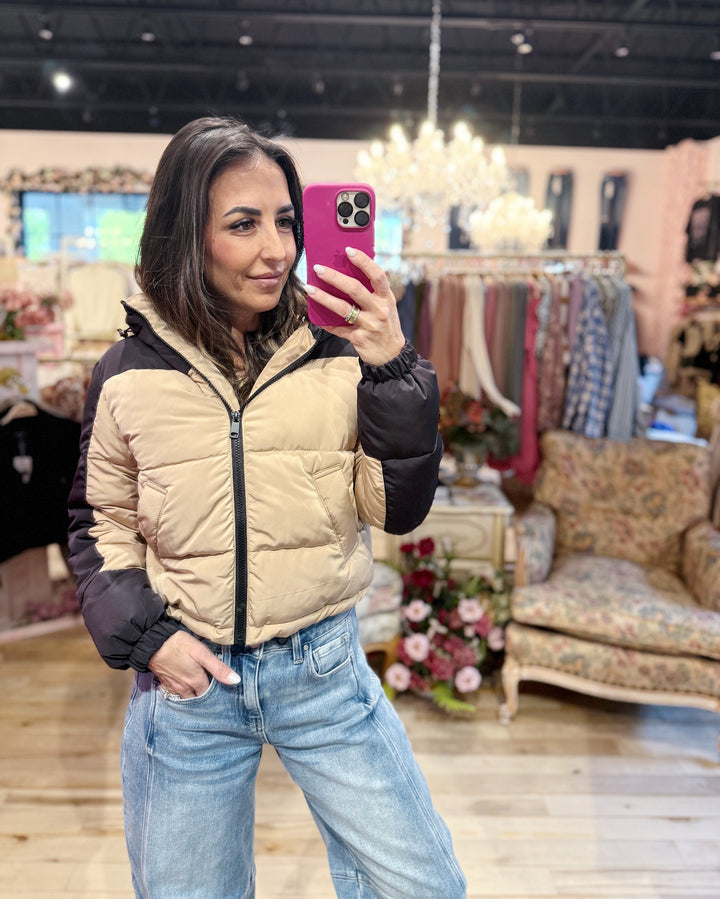 The Two Toned Puffer Jacket