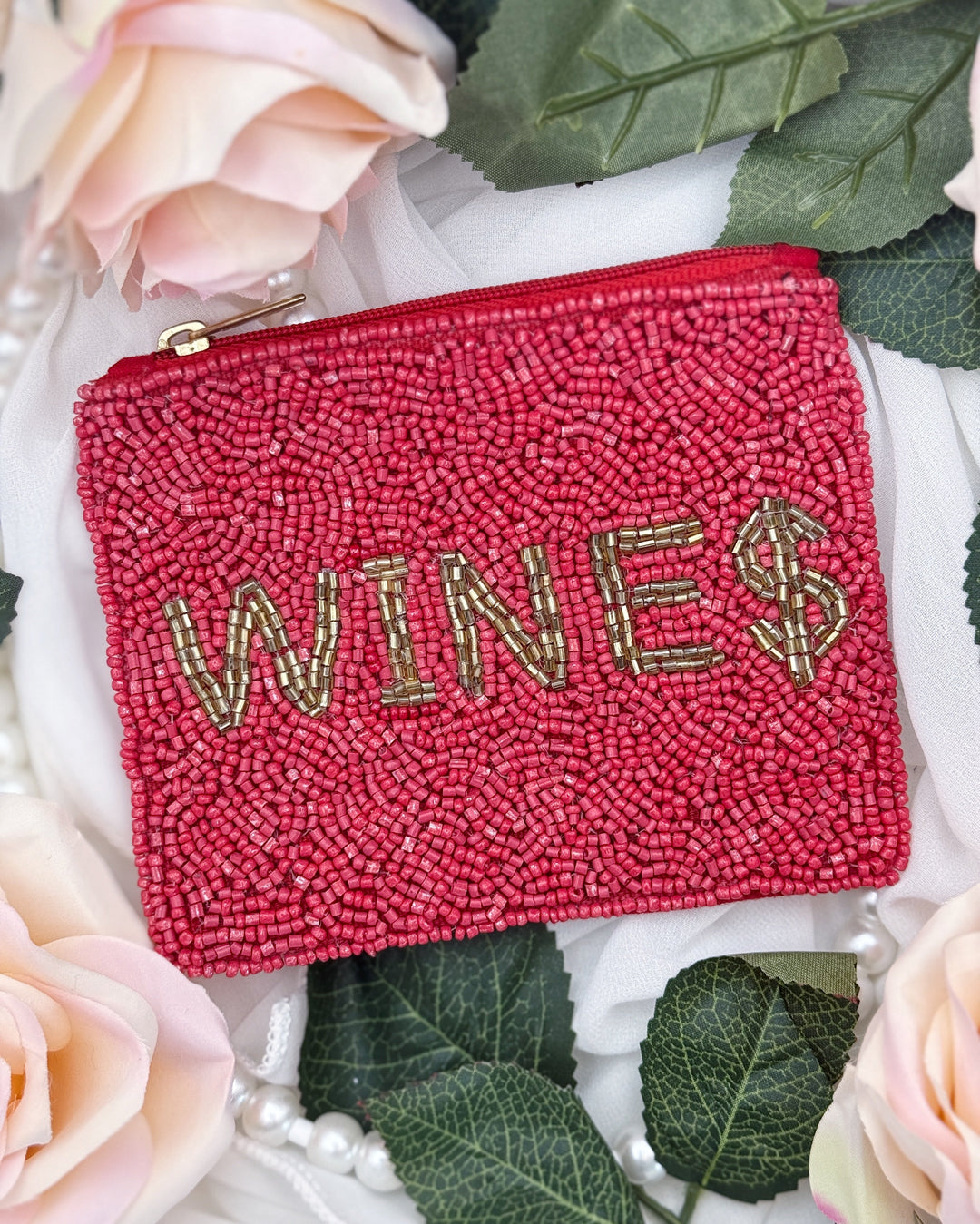 Wine Money Coin Pouch