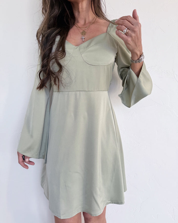 The Esther Chic Satin Dress