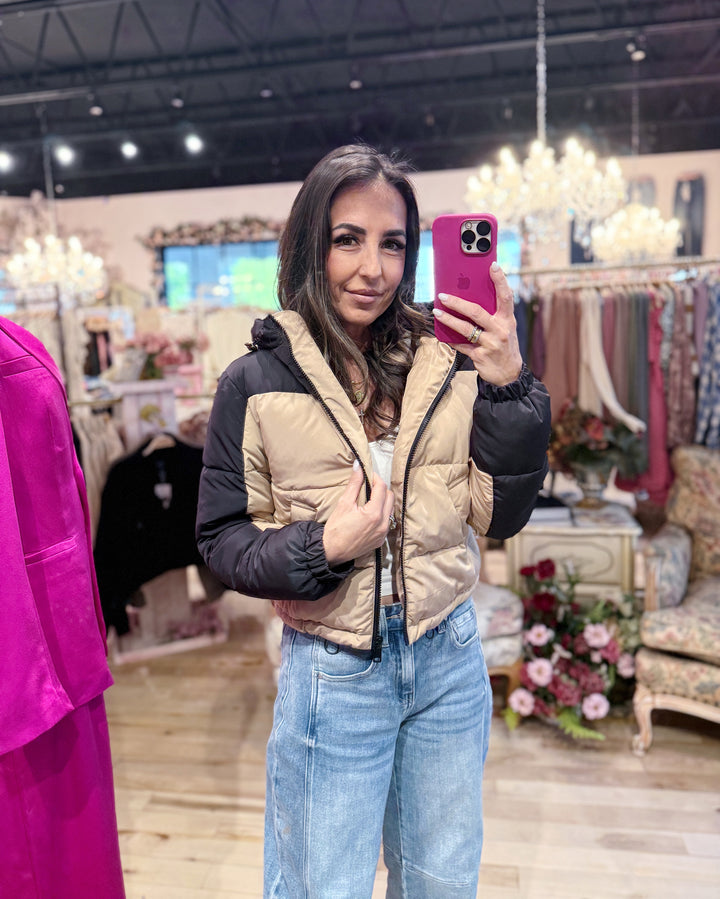 The Two Toned Puffer Jacket