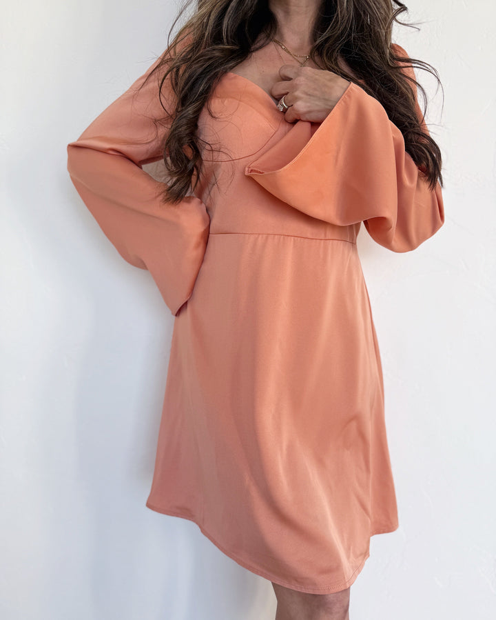 The Esther Chic Satin Dress