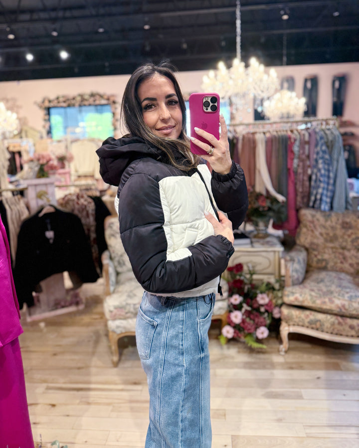 The Two Toned Puffer Jacket