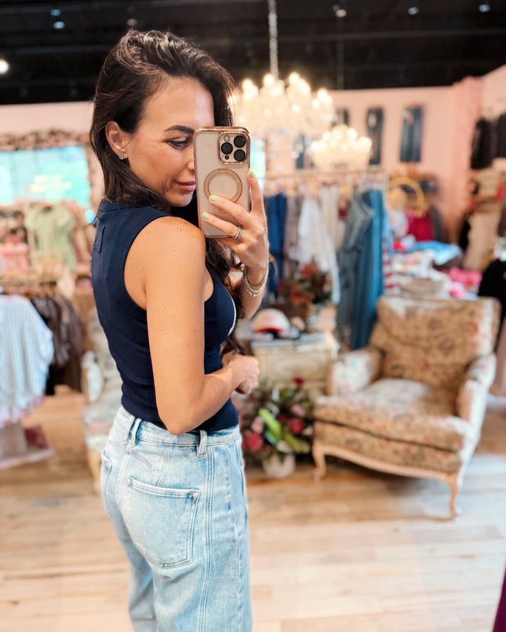 The USA Ribbed Tank Top