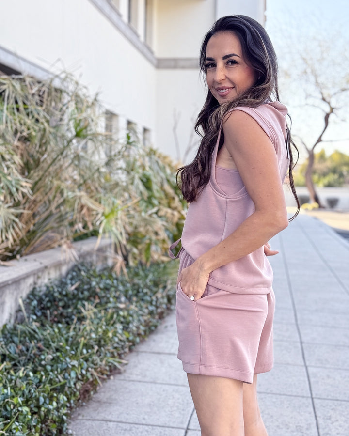 Modern mauve lounge set for women