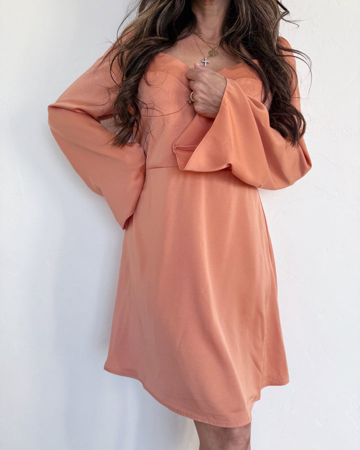 The Esther Chic Satin Dress