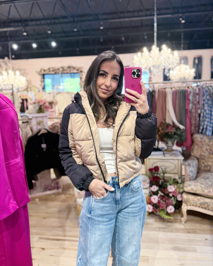 The Two Toned Puffer Jacket