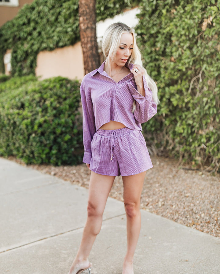 The Dahlia Drawstring Shorts