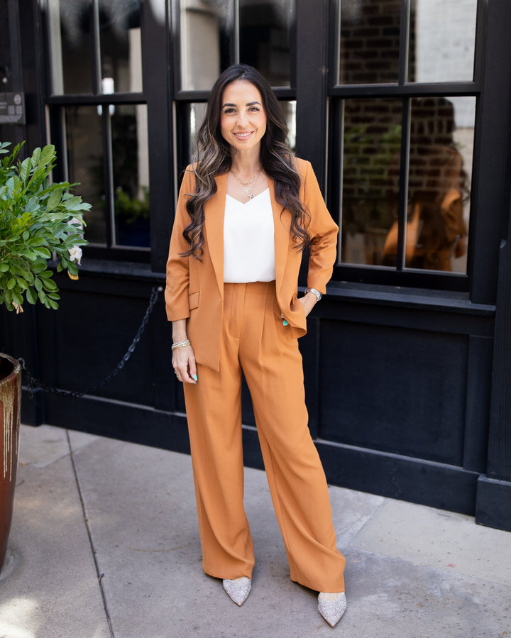 The Romy Blazer - Butterscotch
