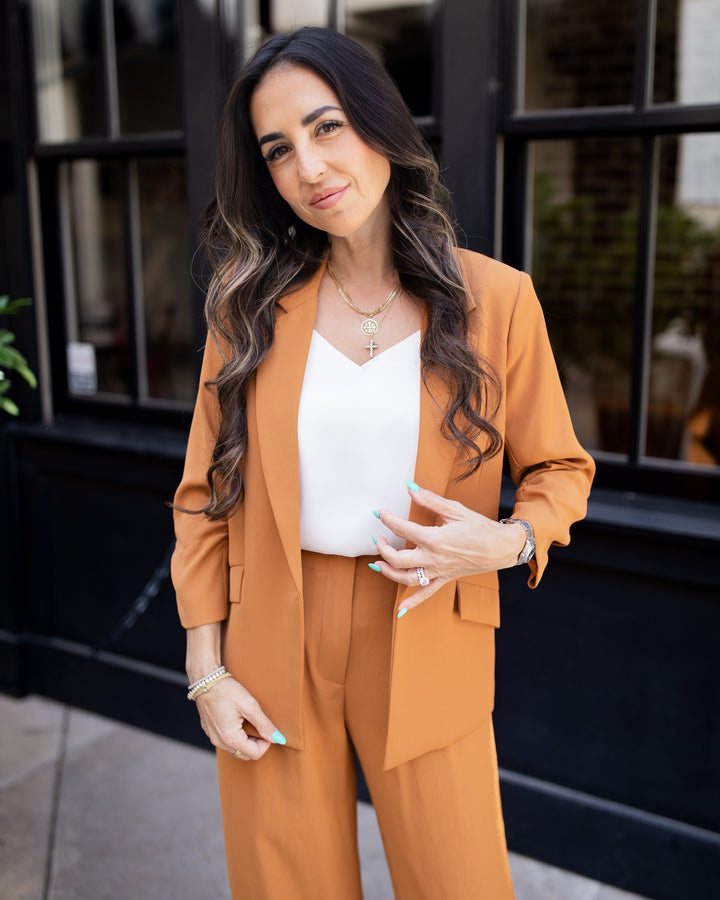 The Romy Blazer - Butterscotch
