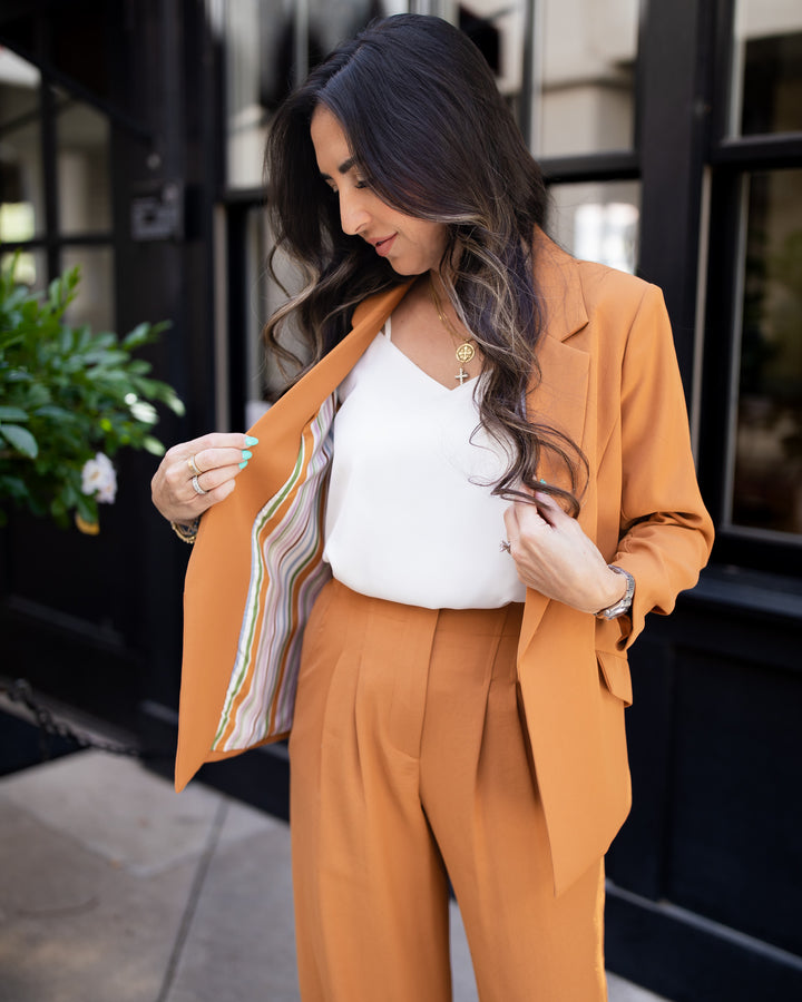 The Romy Blazer - Butterscotch