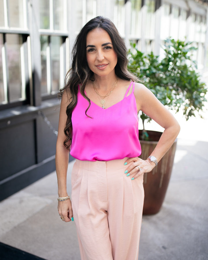 The Executive Cami - Rose Violet