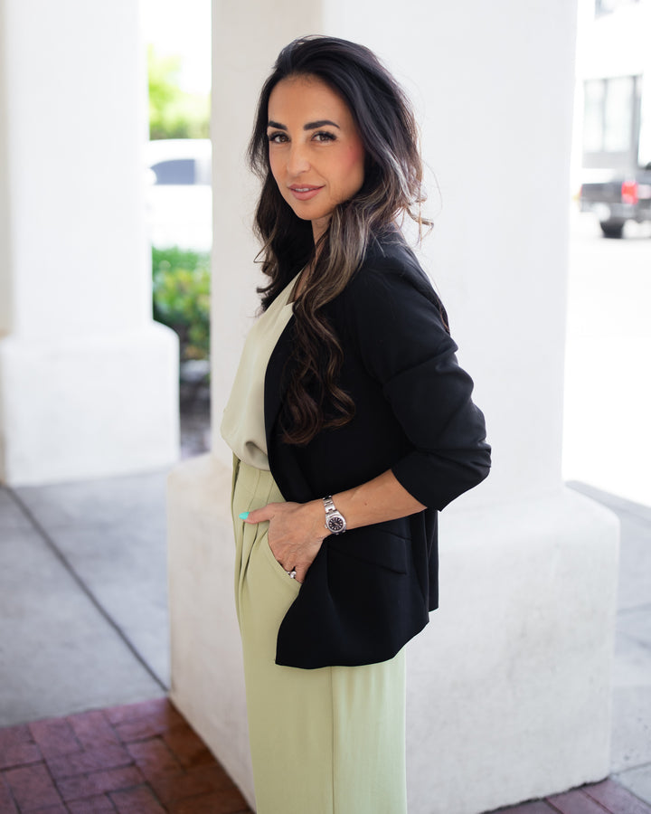 The Romy Blazer - Black
