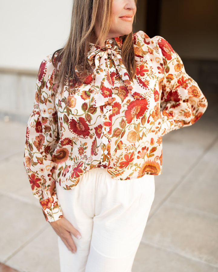The Emery Print Blouse
