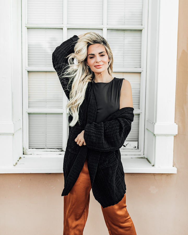 The Charlie Oversized Knit Cardigan