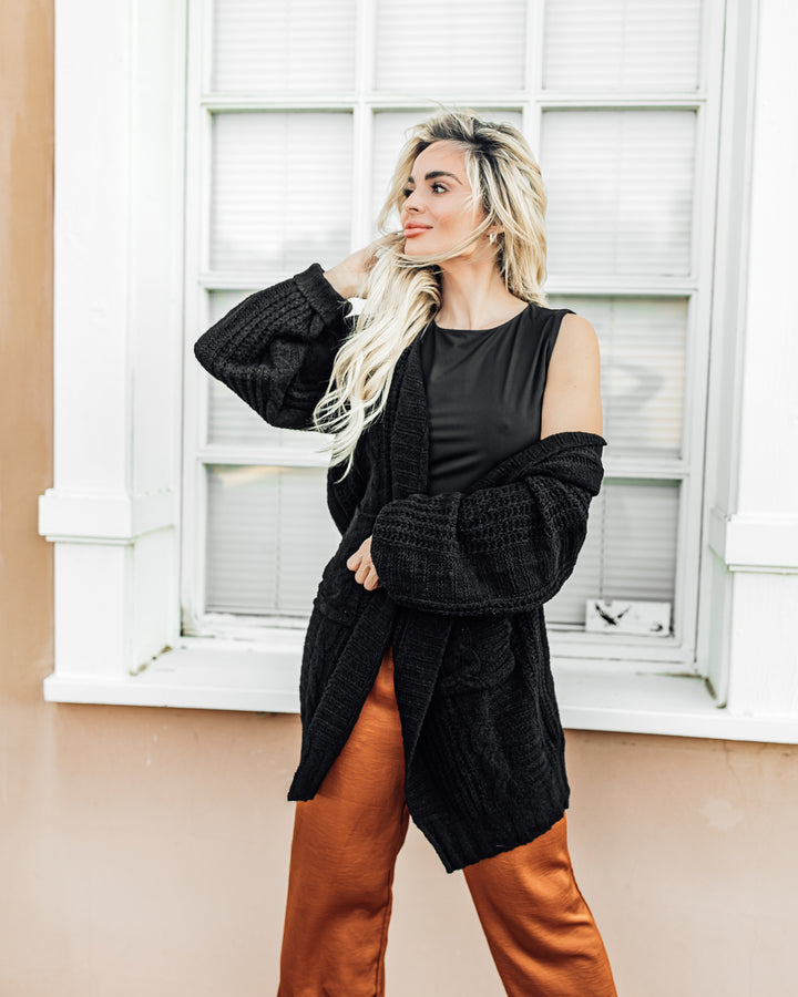 The Charlie Oversized Knit Cardigan