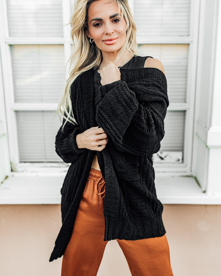 The Charlie Oversized Knit Cardigan