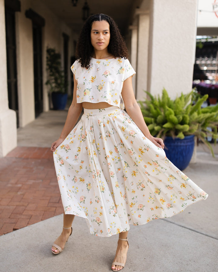 The Vivienne Floral Skirt