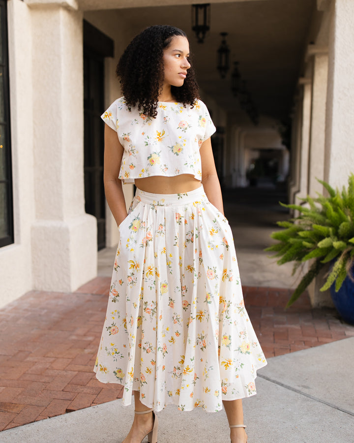 The Vivienne Floral Skirt