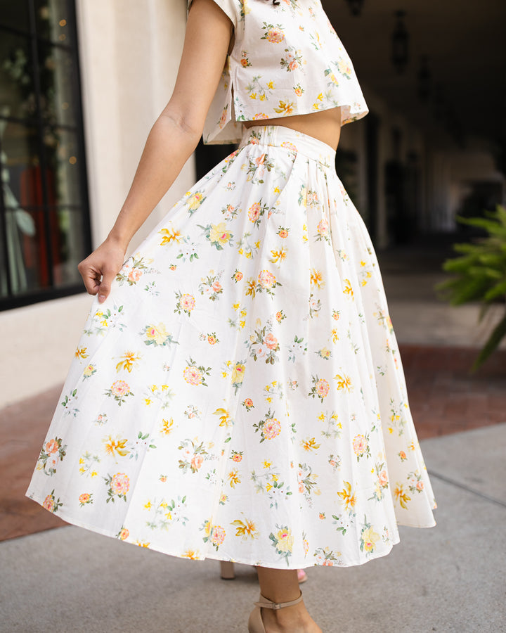 The Vivienne Floral Skirt