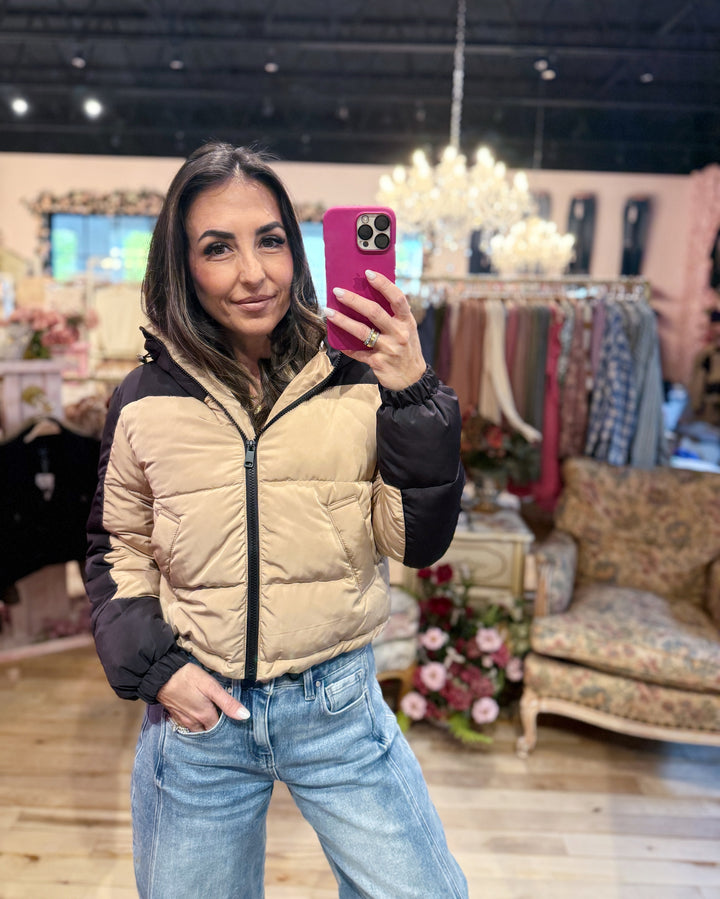 The Two Toned Puffer Jacket