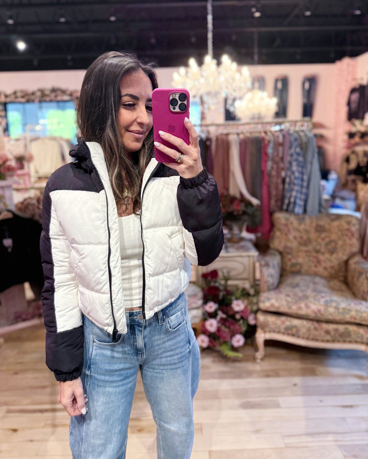 The Two Toned Puffer Jacket