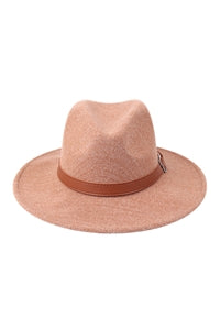 Brim Hat with Adjustable Buckle