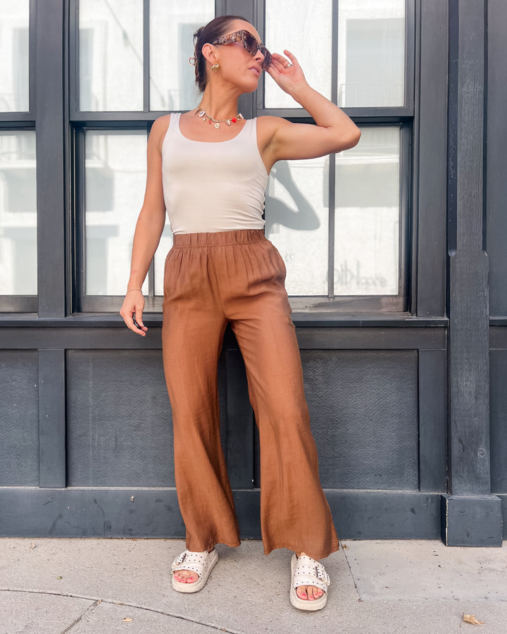 The Georgia Pants - Tobacco Brown