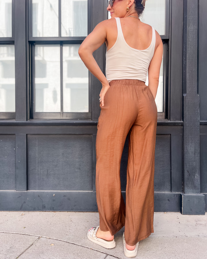The Georgia Pants - Tobacco Brown