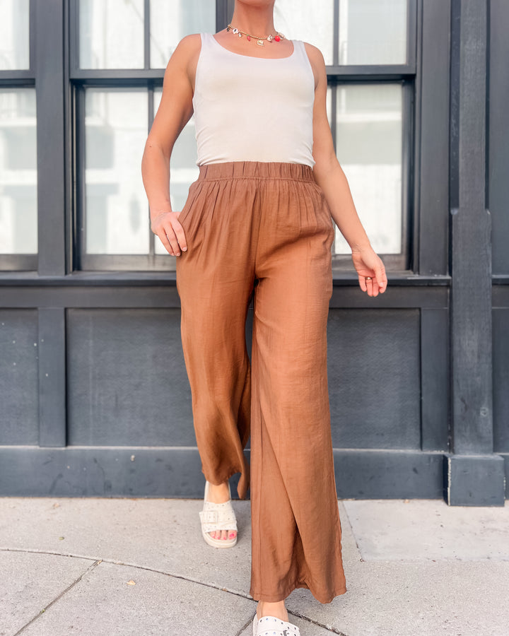 The Georgia Pants - Tobacco Brown