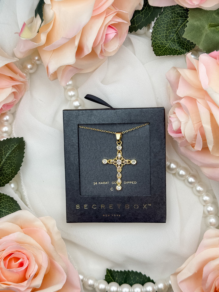 The Faith Cross Bling Necklace