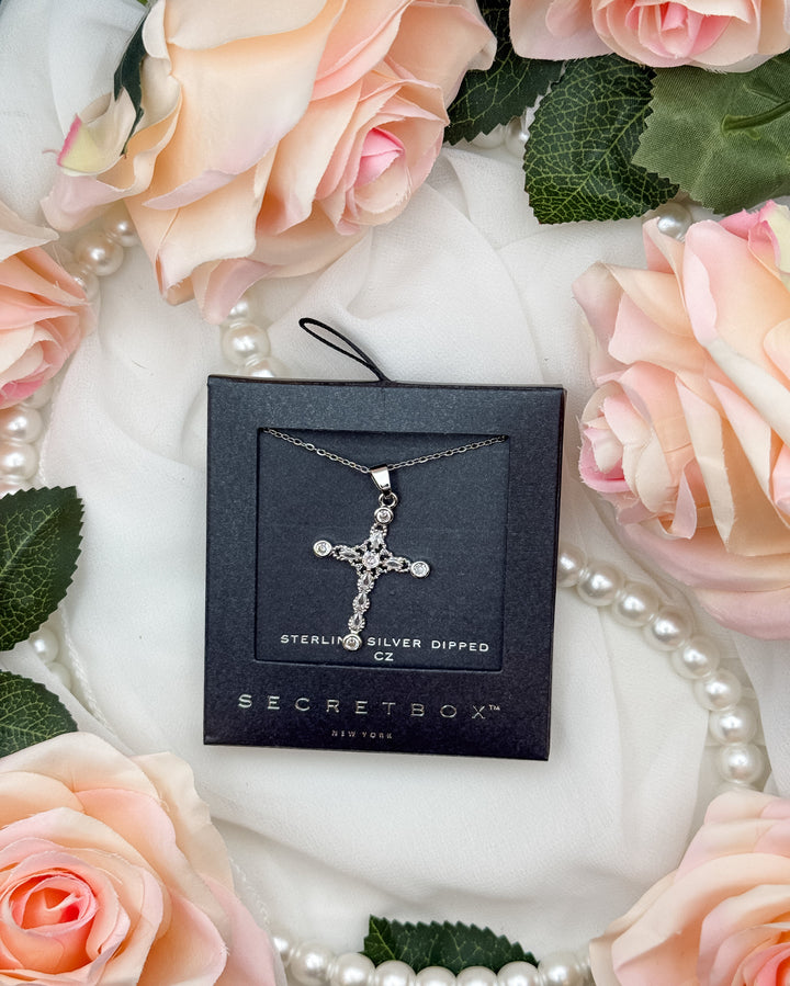 The Faith Cross Bling Necklace