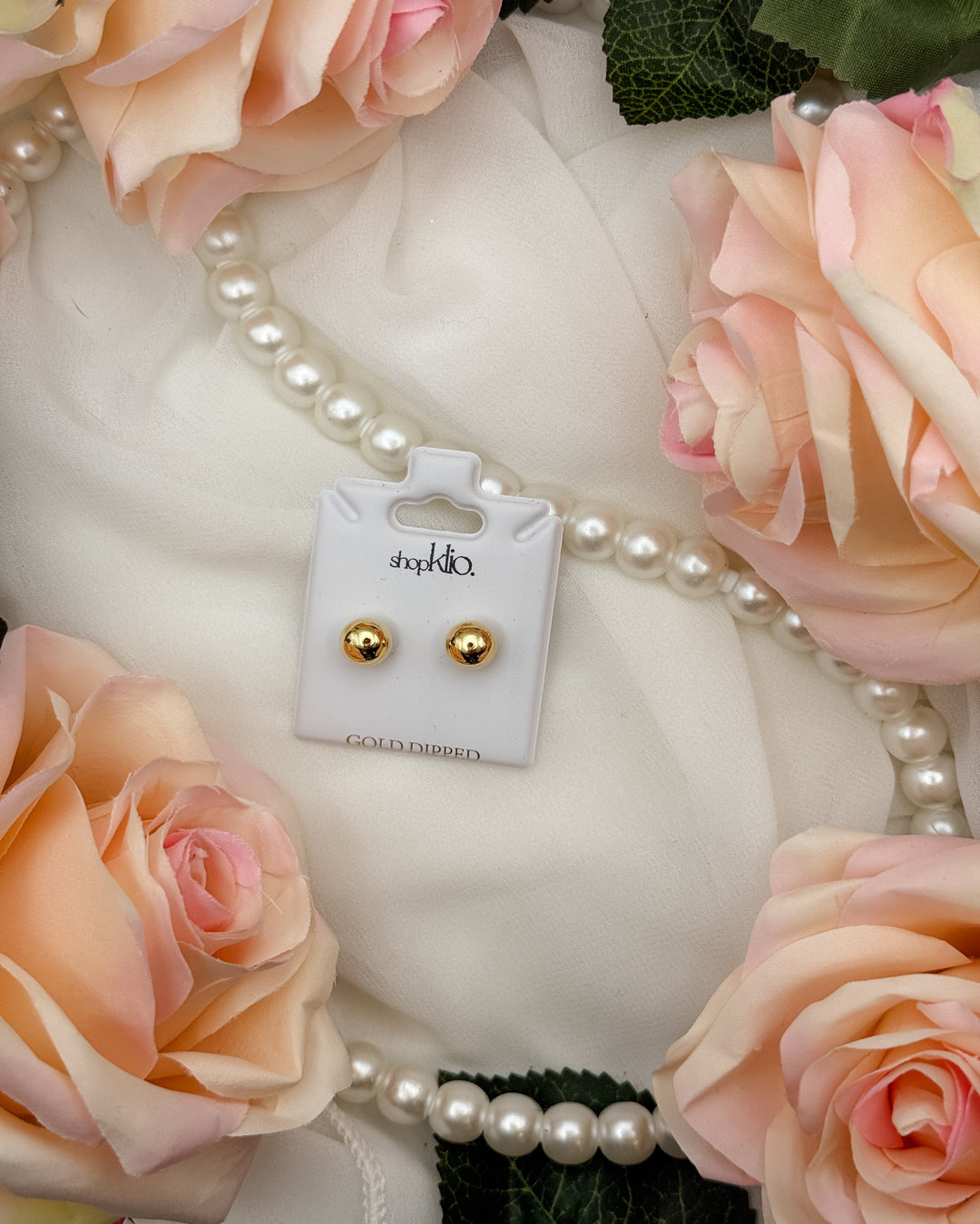 Ball Stud Earrings