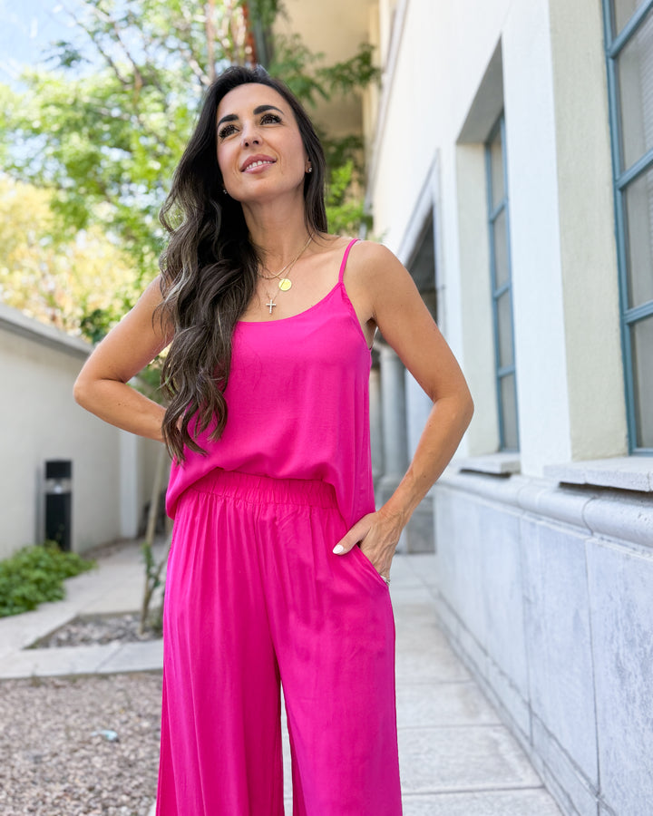 The Isla Pants - Hot Pink