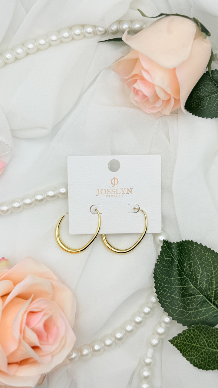 The Teardrop Hoop Earrings