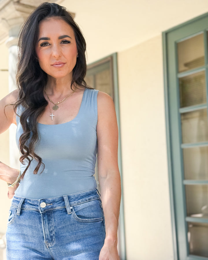 The Kate Tank - Blue Gray