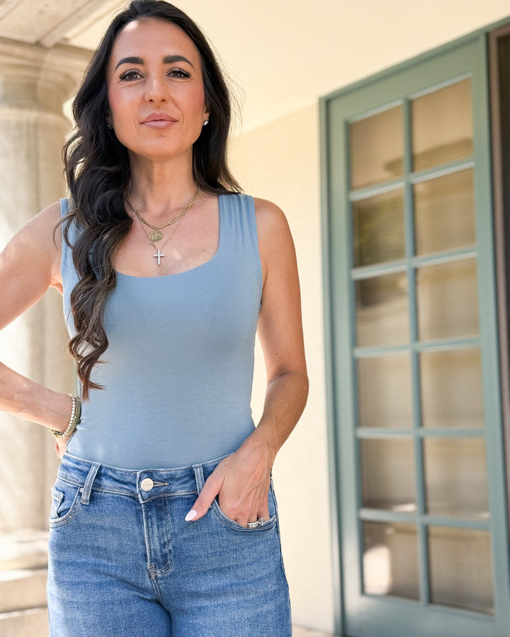 The Kate Tank - Blue Gray