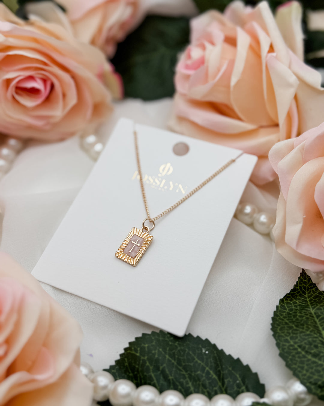 The Soleil Cross Pendant Necklace