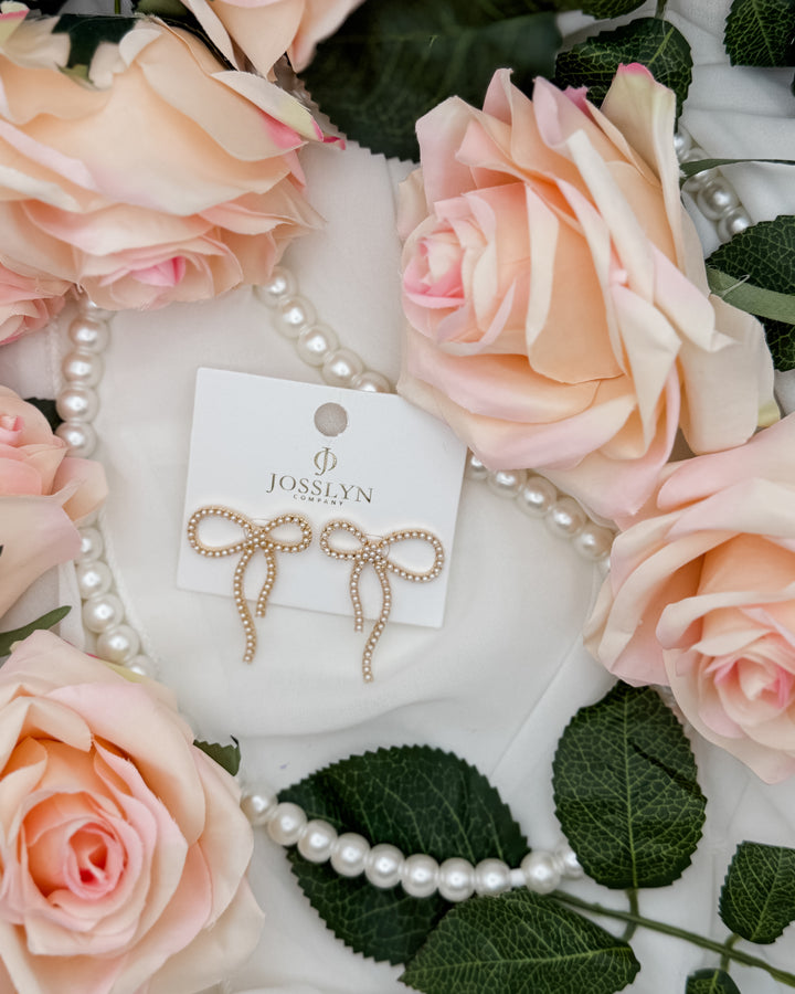 The Calia Pearl Bow Earring